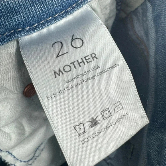 Mother High Waisted Looker Ankle Fray Size 26 B2023 - Picture 8 of 8